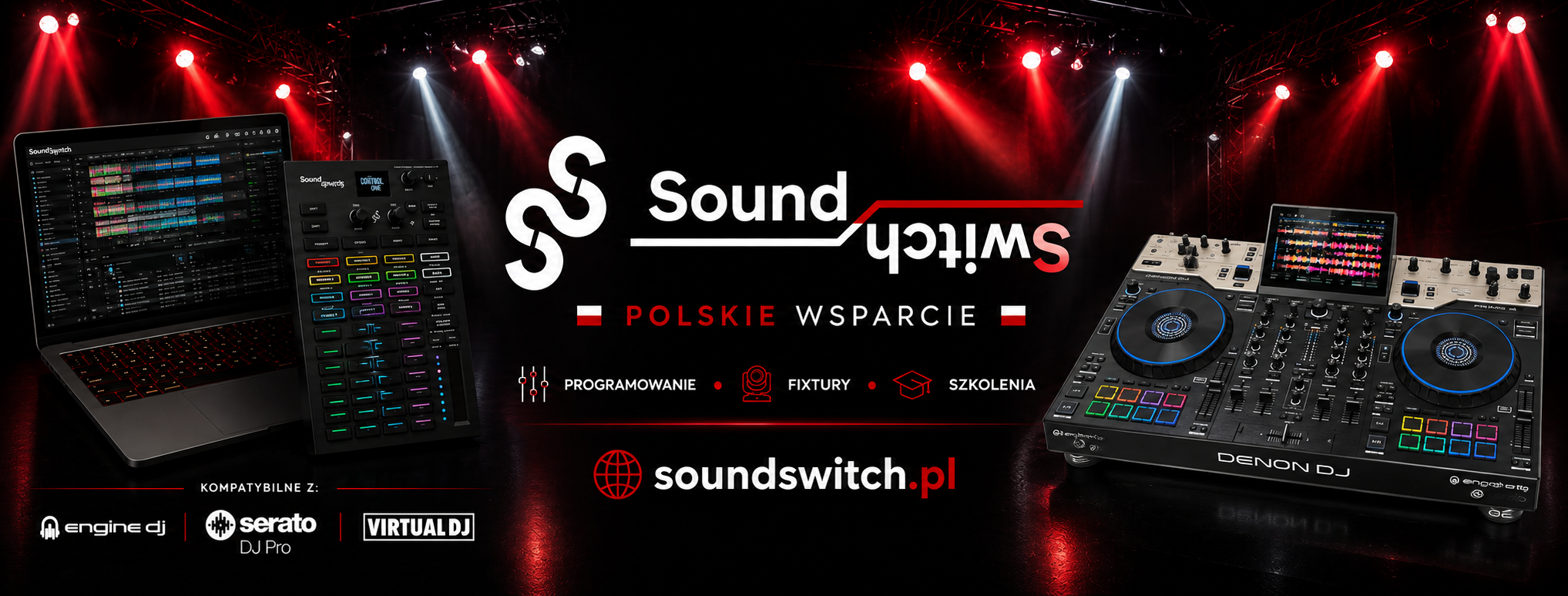 SoundSwitch.pl — Polskie Wsparcie: programowanie, fixtury, szkolenia
